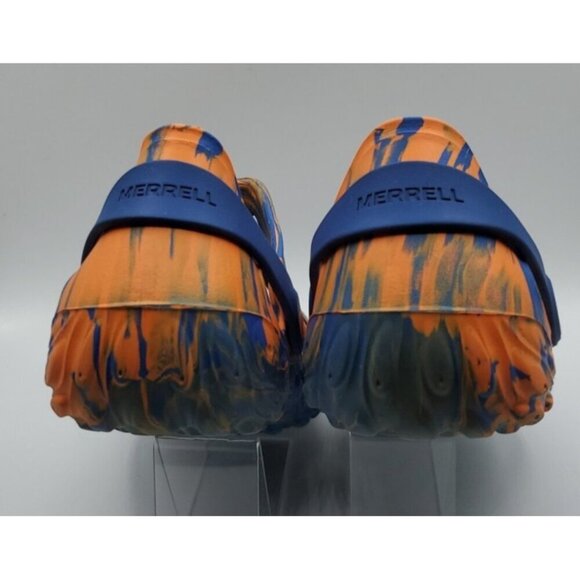 Merrell Hydro Moc Water Shoes Clogs Sandal Orange Blue Men 9 Women 10.5 Unisex - Picture 10 of 12